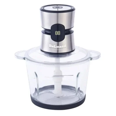 خرد کن 3 لیتر دلمونتی Delmonti دو کاسه شیشه ای و استیل کد DL-145